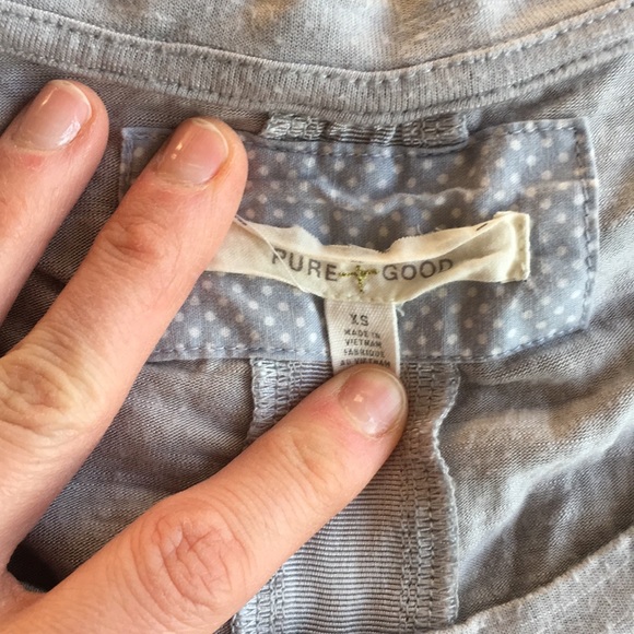 Anthropologie Silver/Grey SUPER soft tunic 💕🥰 - Picture 2 of 4